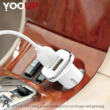 YOOUP C01 Lasting Power kettős portos autós töltőkészlet (Lightning