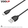 Kép 2/4 - YOOUP L01 Benefit töltő adatkábel Micro-USB (fekete)