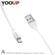 Kép 2/2 - YOOUP L01 Benefit töltő adatkábel Micro-USB (fehér)