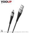 Kép 3/4 - YOOUP L02 Munificent töltő adatkábel Micro-USB (fekete)