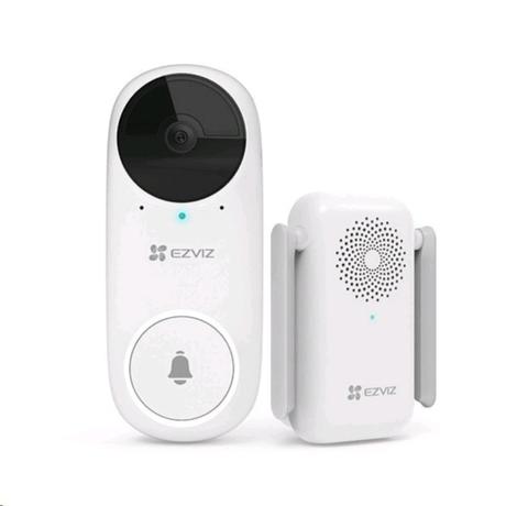 Hikvision EZVIZ DB2C vezetéknélküli video kaputelefon beltéri csengővel (CS-DB2C-A0-1E3WPBR)