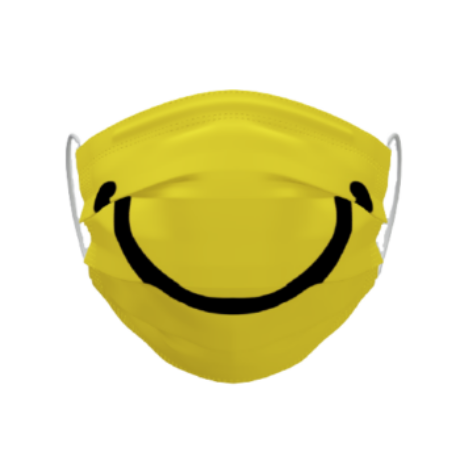 Smiley Egyedi Maszk (Type IIR) Egyénre szabható, Magyar Face mask