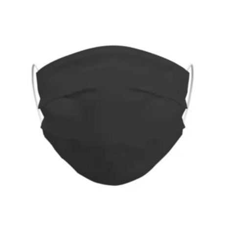 SHIELD FEKETE 3 rétegű (Type IIR) Egyenként Csomagolt Magyar Face mask